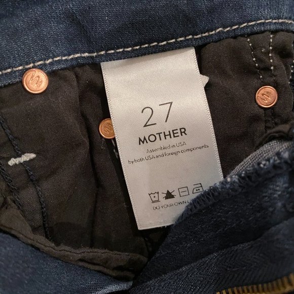 MOTHER Jeans 27 : Looker Ankle Fray : Repeating Love Wash - Picture 4 of 8
